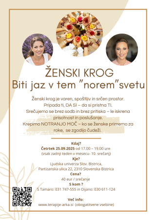 Ženski krog: Biti jaz v tem ''norem'' svetu