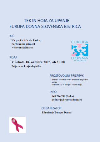 Tek in hoja za upanje Europa Donna