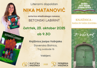 Literarni dopoldan z Niko Matanović