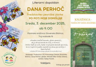 Literarni dopoldan: Dana Perhoč