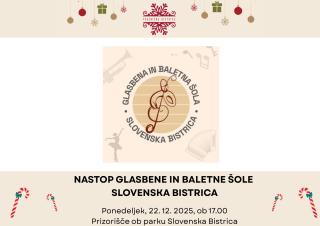 Nastop glasbene in baletne šole Slovenska Bistrica