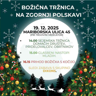 Božična tržnica na Zgornji Polskavi