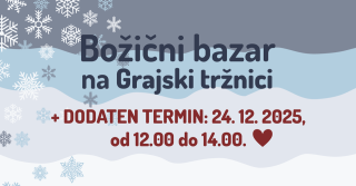 Grajska tržnica z Božičnim bazarjem 24. 12. 2025