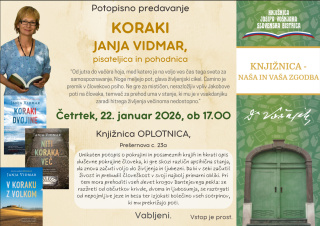 Potopisno predavanje: Koraki Janja Vidmar