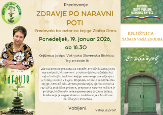 Predavanje: Zdravje po naravni poti