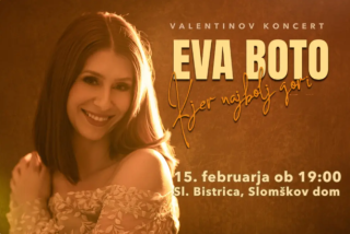 Valentinov koncert Eve Boto: Kjer najbolj gori