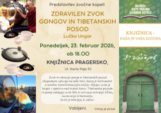 Predstavitev zvočne kopeli: Zdravilen zvok gongov in tibetanskih posod