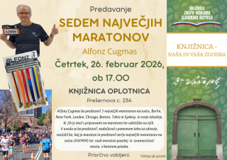 Predavanje: Sedem največjih maratonov