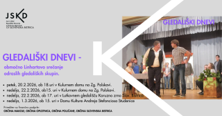 Gledališki dnevi- območno Linhartovo srečanje odraslih gledaliških skupin