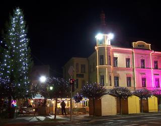 Festive December in the town square
