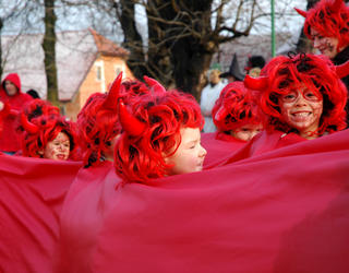 Traditional carnival in Spodnja Polskava