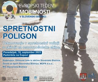 EVROPSKI TEDEN MOBILNOSTI V SLOVENSKI BISTRICI: SPRETNOSTNI POLIGON