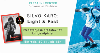 SILVO KARO - predavanje in predstavitev knjige Alpinist