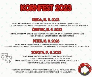 KORNFEST - LUTKOVNI FESTIVAL (14. 6. 2023)