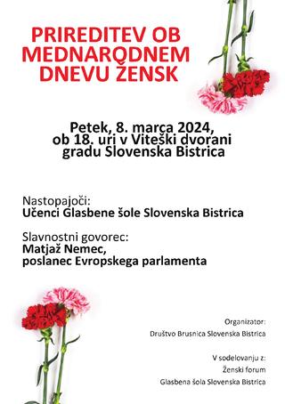 PRIREDITEV OB MEDNARODNEM DNEVU ŽENSK