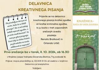 Delavnica kreativnega pisanja