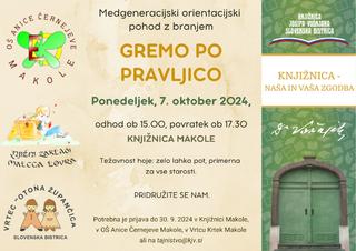 Medgeneracijski orientacijski pohod z branjem: Gremo po pravljico