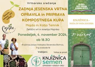 Zadnja jesenska vrtna opravila in priprava kompostnega kupa