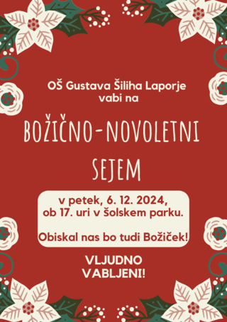 Božični sejem OŠ Gustava Šiliha Laporje