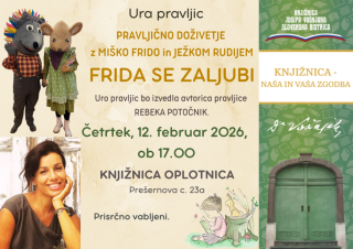 Pravljično doživetje z Miško Frido in Ježkom Rudijem: Frida se zaljubi
