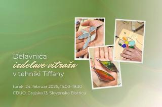 Delavnica izdelave vitraža v tehniki Tiffany