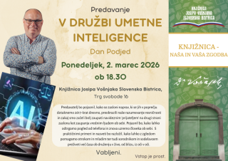Predavanje: V družbi umetne inteligence