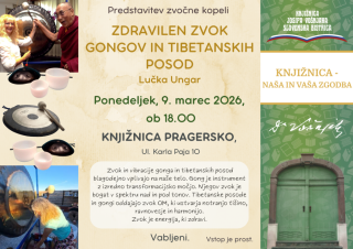 Predstavitev zvočne kopeli: Zdravilen zvok gongov in tibetanskih posod