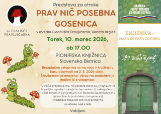 Predstava za otroke: Prav nič posebna gosenica