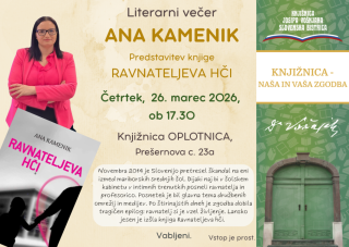 Literarni večer: Ravnateljeva hči